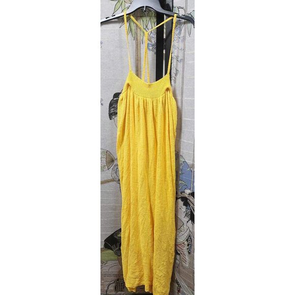 Free People Yellow Midi Dress - Picture 4 of 7
